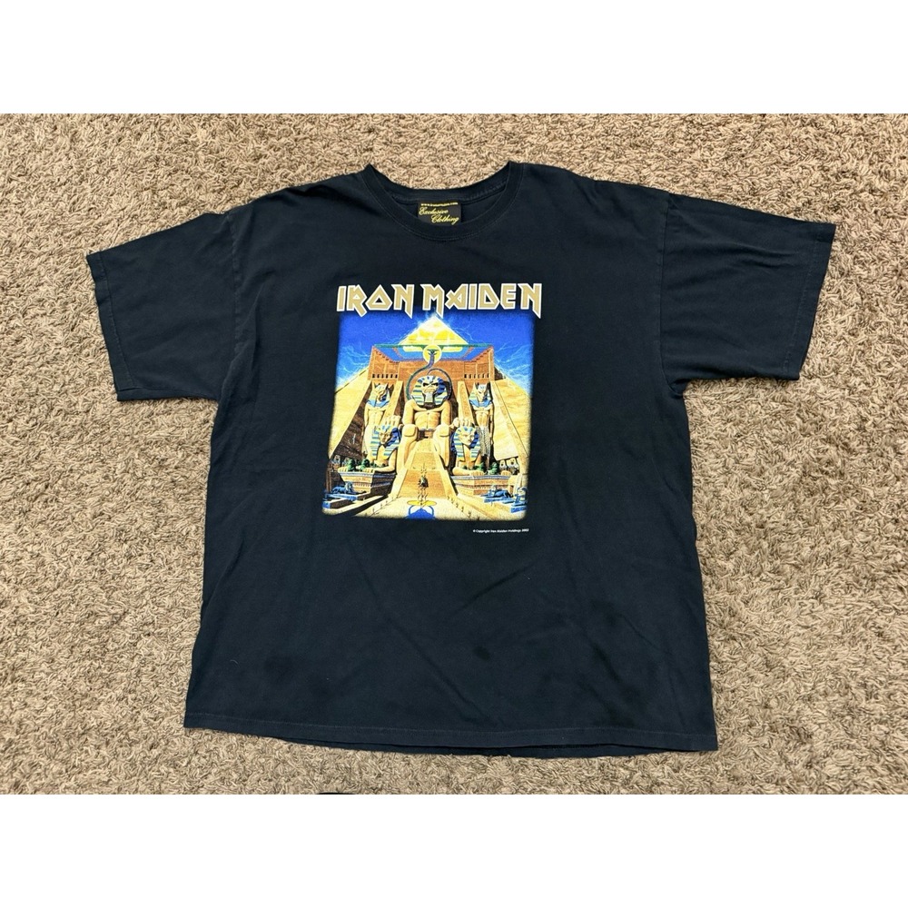 Exclusive Clothing 2000s Iron Maiden World Slavery 84-85 Graphic T-shirt Sz XL